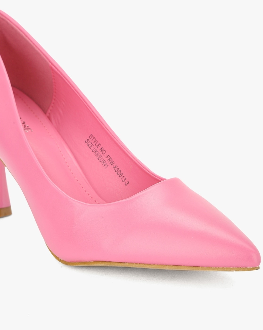Classic Pointed Toe High Heels Fuchsia Delimena pink - KeeShoes