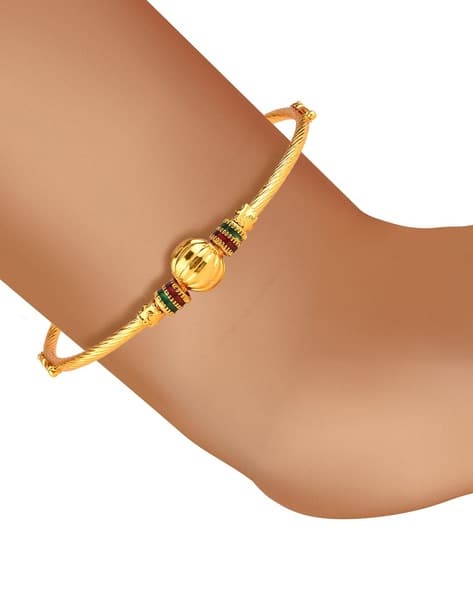 Zeneme Set of 2 Gold-Plated Bangles