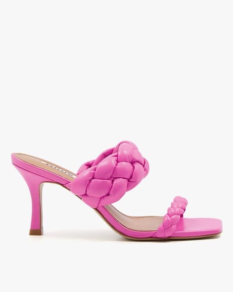 Dune London Message Heeled- Sandals with Braided Straps