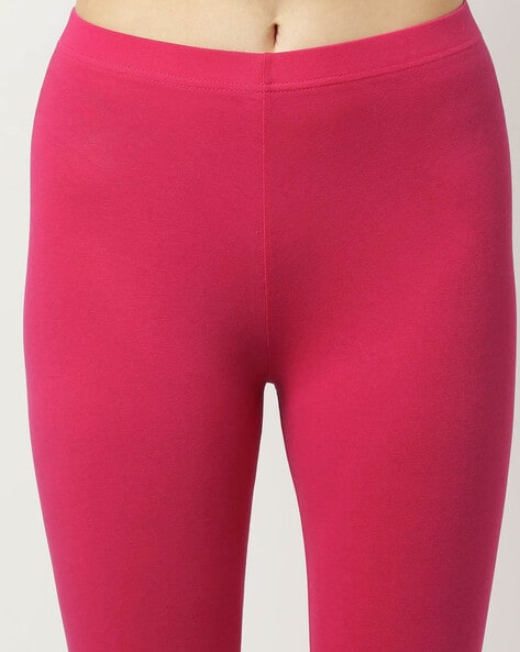 Women Ankle Length Leggings Colors Red Free Size Free Shipping