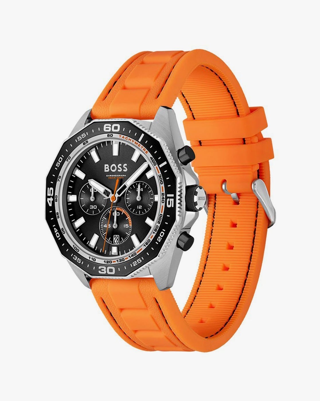 1513970 Chronograph Watch with Silicone Strap