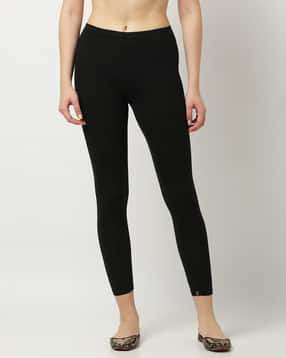 Ankle-Length Leggings with Elasticated Waist