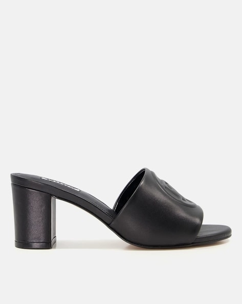 Buy Black Heeled Sandals for Women by Dune London Online Ajio