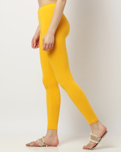 Buy Yellow Leggings for Women by AVAASA MIX N' MATCH Online