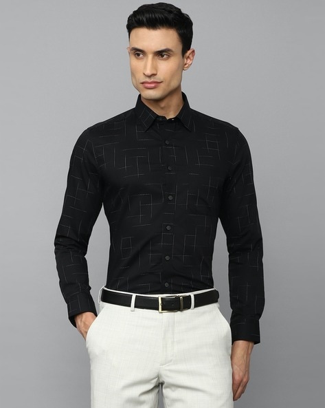 louis philippe black shirt