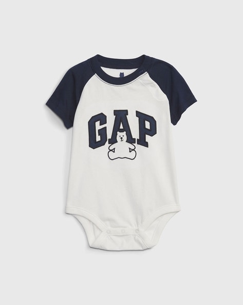 Buy Off White Bodysuits for Infants by Gap Kids Online Ajio