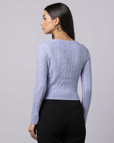 Cable knit jumper on sale womens