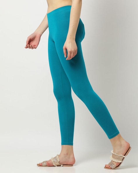 Buy Turquoise Blue Leggings for Women by AVAASA MIX N' MATCH