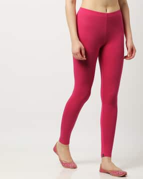 Ankle-Length Leggings with Elasticated Waist