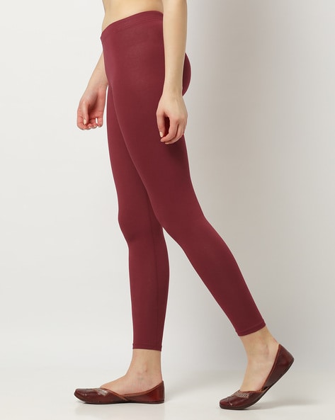 Seamless Comfort maroon leggings-sonthuy.vn