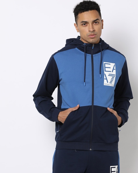 Ea7 clearance navy hoodie