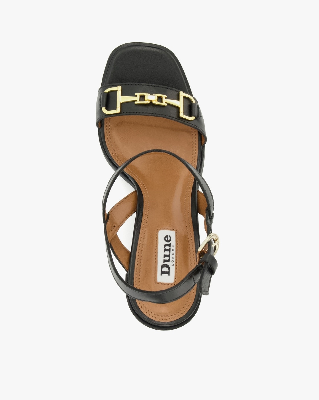 Buy DUNE Black-leather Latina Rope And Faux-leather Flatform Sandals -  One-color At 46% Off | Editorialist