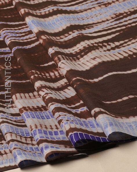 Shibori Tie & Dye Cotton Dress Material Price in India