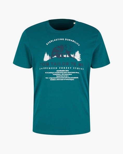 Buy Green Online Tom Tailor for Men Tshirts by