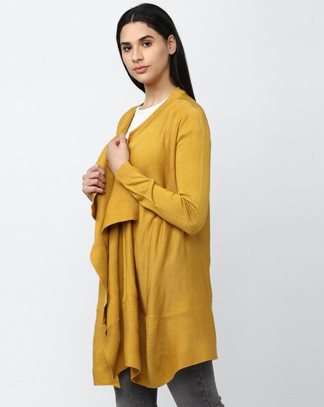 Long on sale cardigan yellow