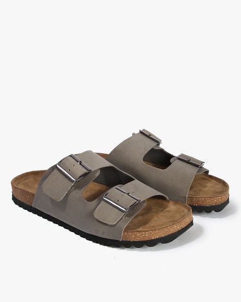 Mens two best sale buckle sandals