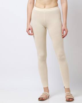 Ankle-Length Leggings with Elasticated Waist