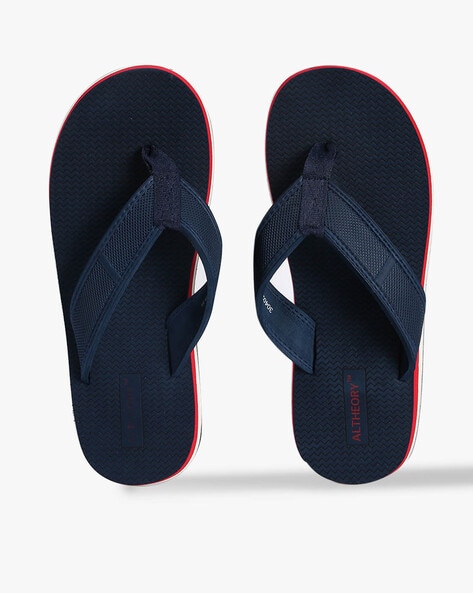 Flip flops store cushioned footbed