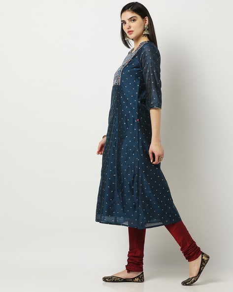 Printed Kurta Set with Dupatta