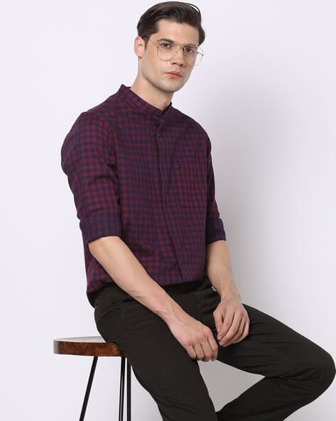 NP-06 Checked Slim Fit Shirt