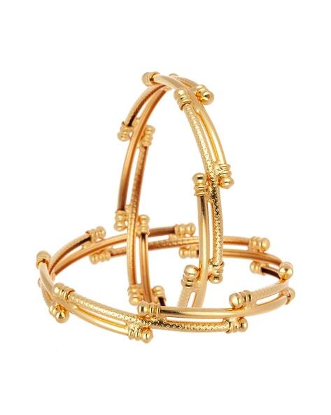 Zeneme One Gram Gold Plated Designer Inspired Bangle