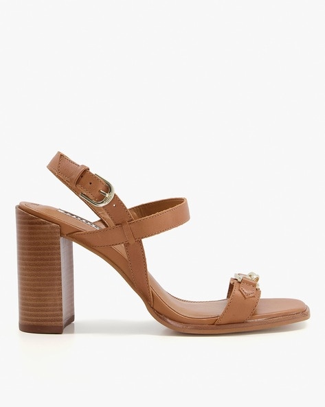 Buy Brown Heeled Sandals for Women by Dune London Online Ajio