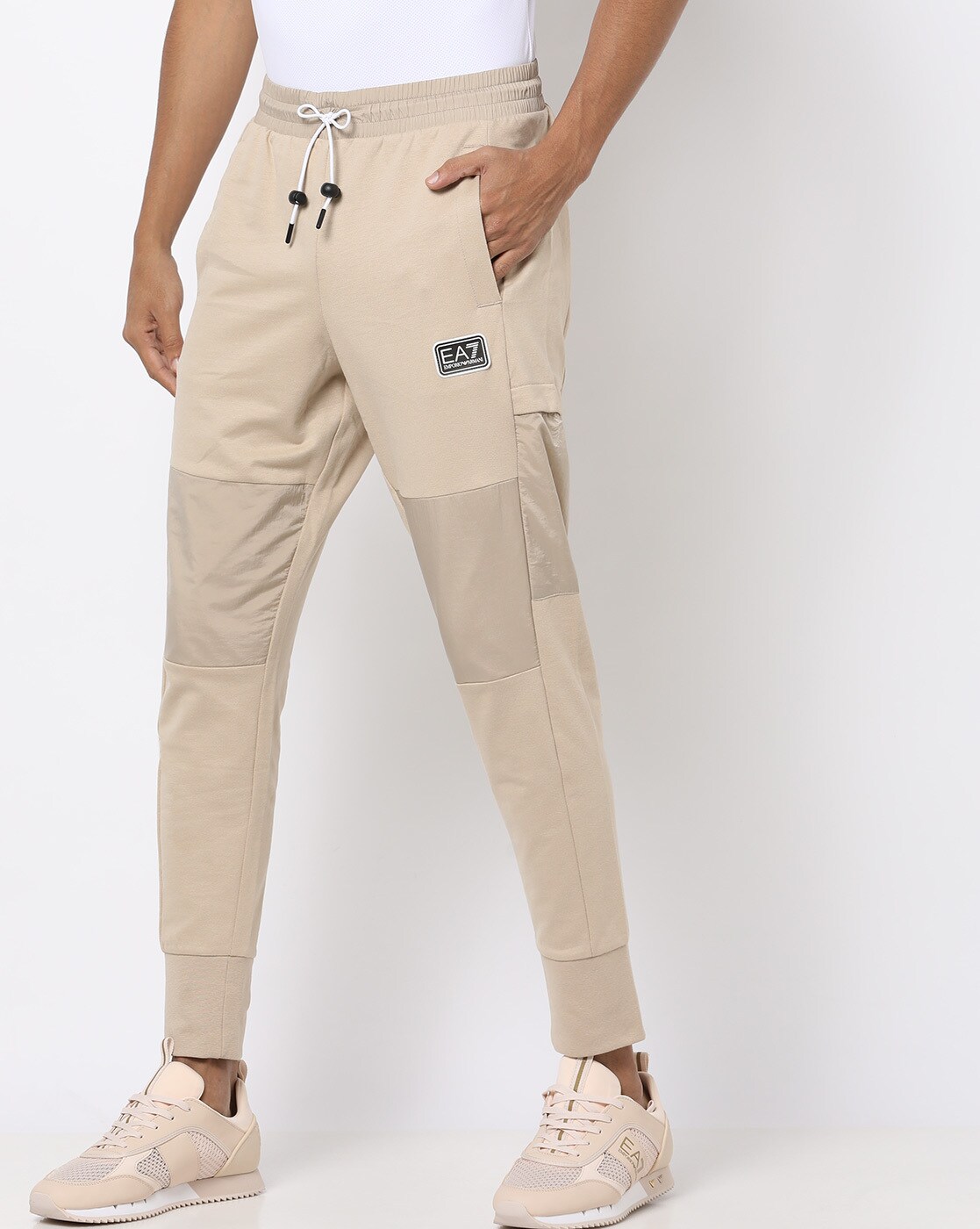Buy Beige Track Pants for Men by EA7 Emporio Armani Online  Ajiocom