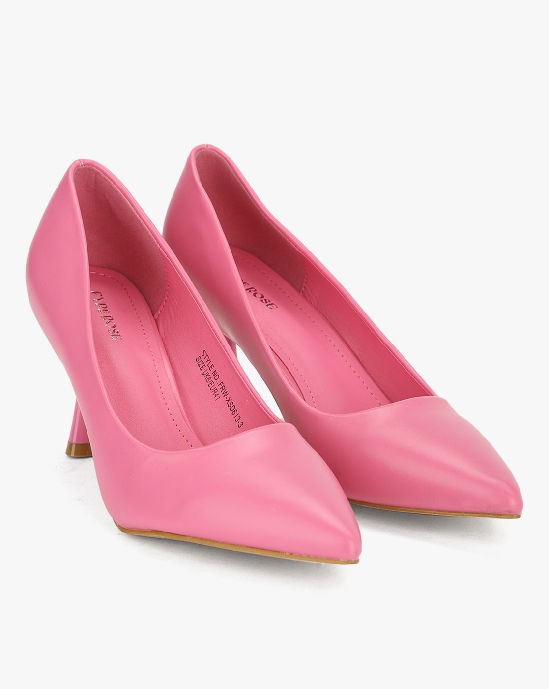 Adorable Bowknot Statement Pointed Toe High Heel D'Orsay Pumps - Pink –  Trendy & Unique