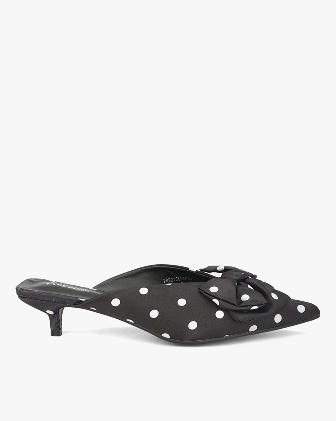 Polka dot hotsell kitten heel shoes