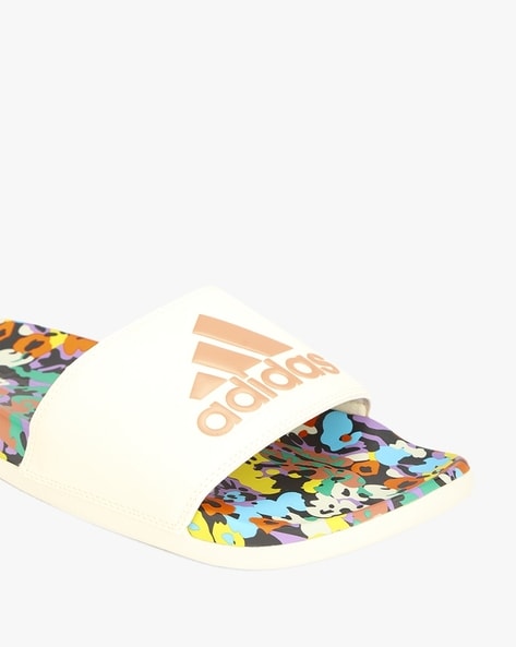 Women's adidas adilette discount cf logo sport slides