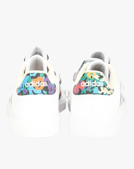 adidas Women's Grand Court 2.0 White Black Tennis Shoes