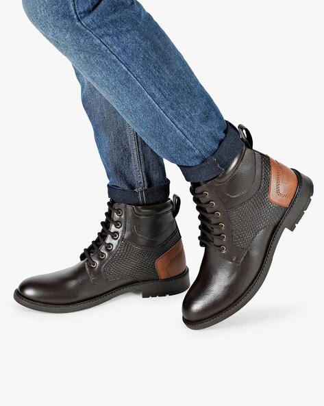 Buy Black Boots for Men by BIG BANYAN Online Ajio