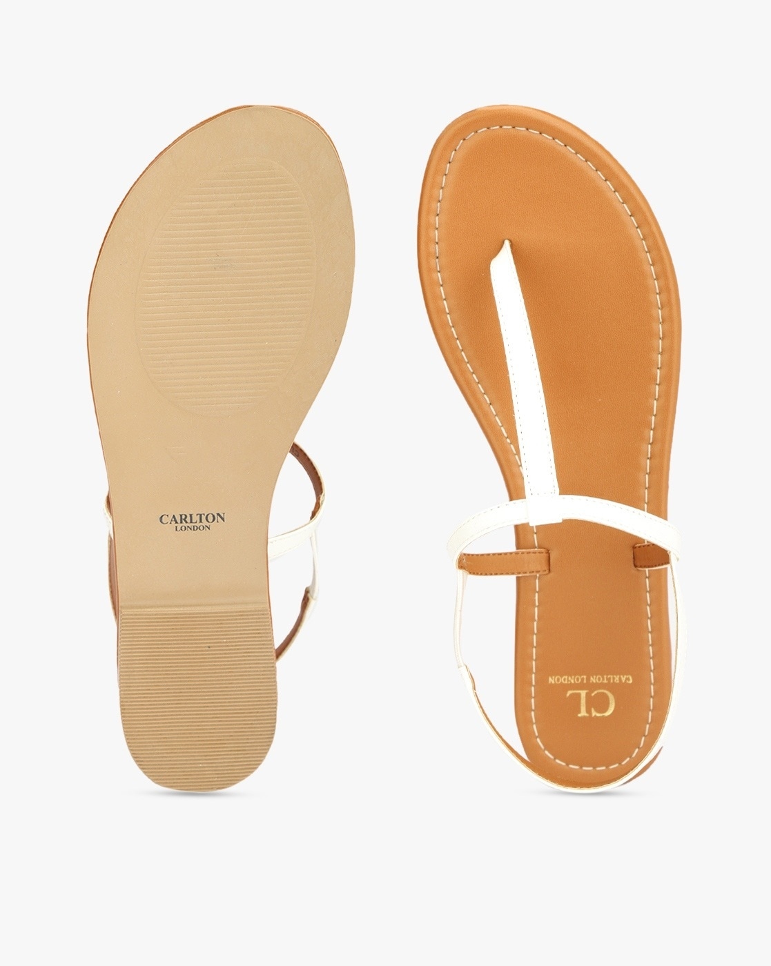 CARLTON LONDON CLL-5565 Womens Synthetic Flat Sandals (Tan) in Jalgaon at  best price by Deepak Shoooz - Justdial