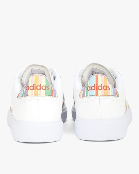 adidas Women's Grand Court 2.0 White Black Tennis Shoes