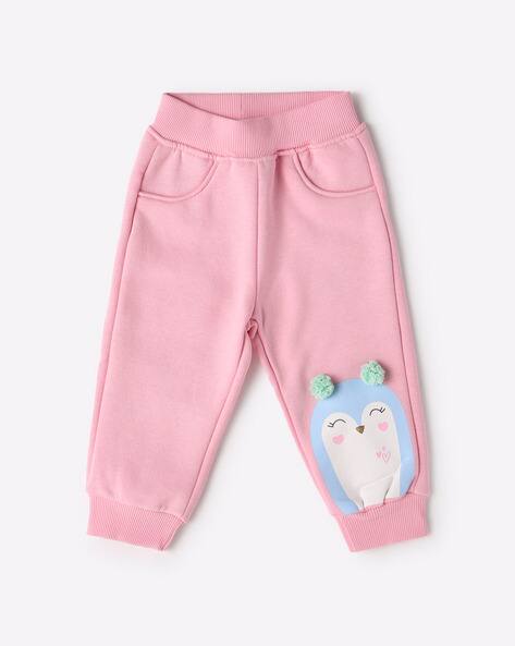 Buy Pink Track Pants for Girls by LITTLE KANGAROOS Online