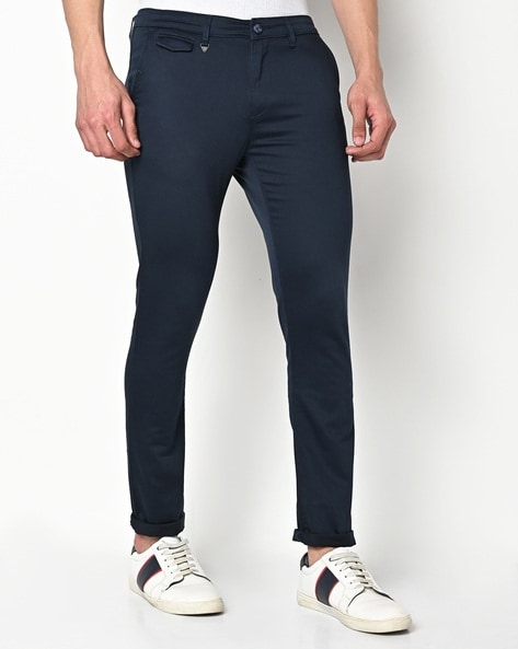 Buy Navy Blue Trousers  Pants for Men by MONTE BIANCO Online  Ajiocom