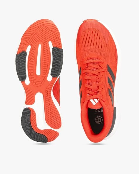 adidas neon orange running shoes