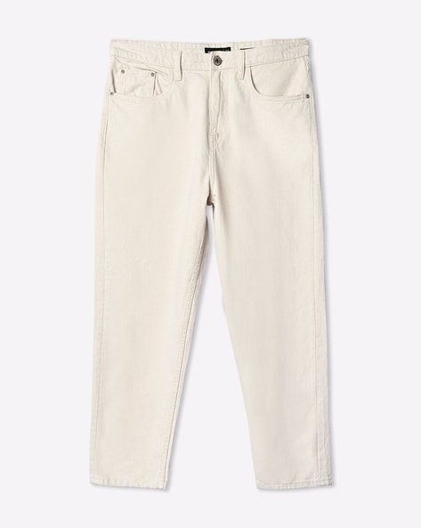 Buy Ecru White Jeans for Men by ALTHEORY Online  Ajiocom
