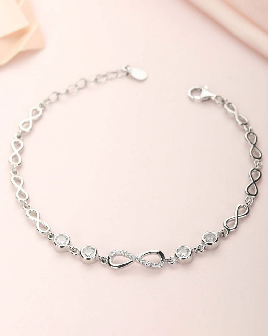 Dainty 925 sterling silver layered bracelet - NicteShop