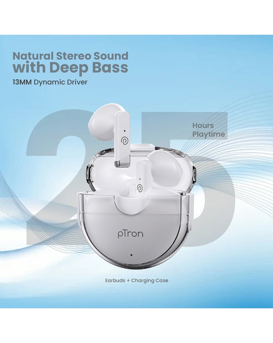 Ptron earbuds online charging