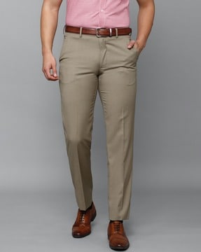Buy Louis Philippe Sport Grey Cotton Slim Fit Checks Trousers for Mens  Online @ Tata CLiQ