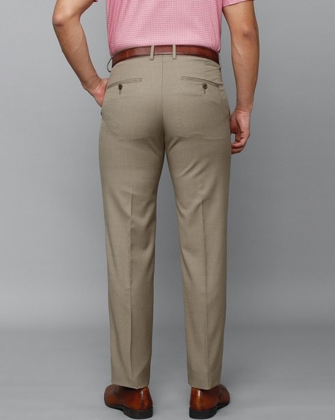 Louis Philippe Sport Slim Fit Men Beige Trousers - Buy Louis Philippe Sport  Slim Fit Men Beige Trousers Online at Best Prices in India