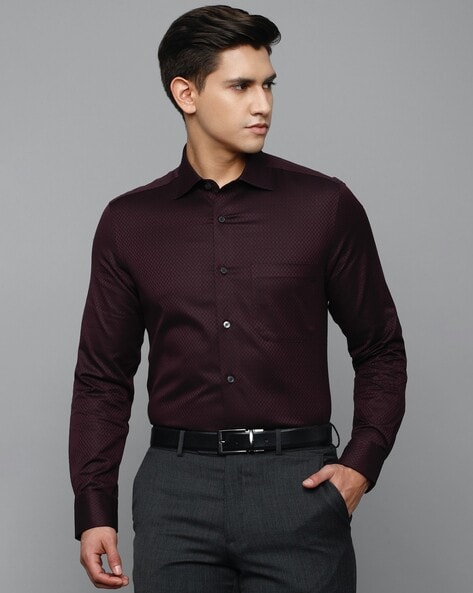 Louis philippe purple store shirt