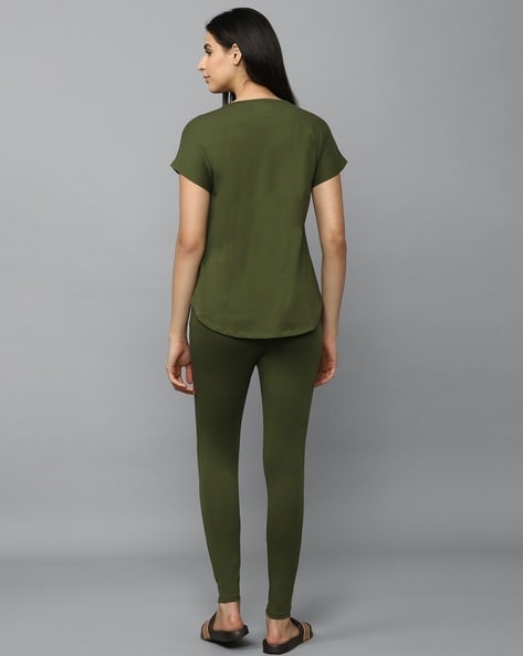 Buy Olive Night&LoungeWearSets for Women by Fig Online