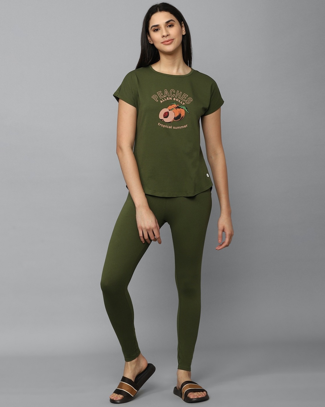 Buy Olive Night&LoungeWearSets for Women by Fig Online