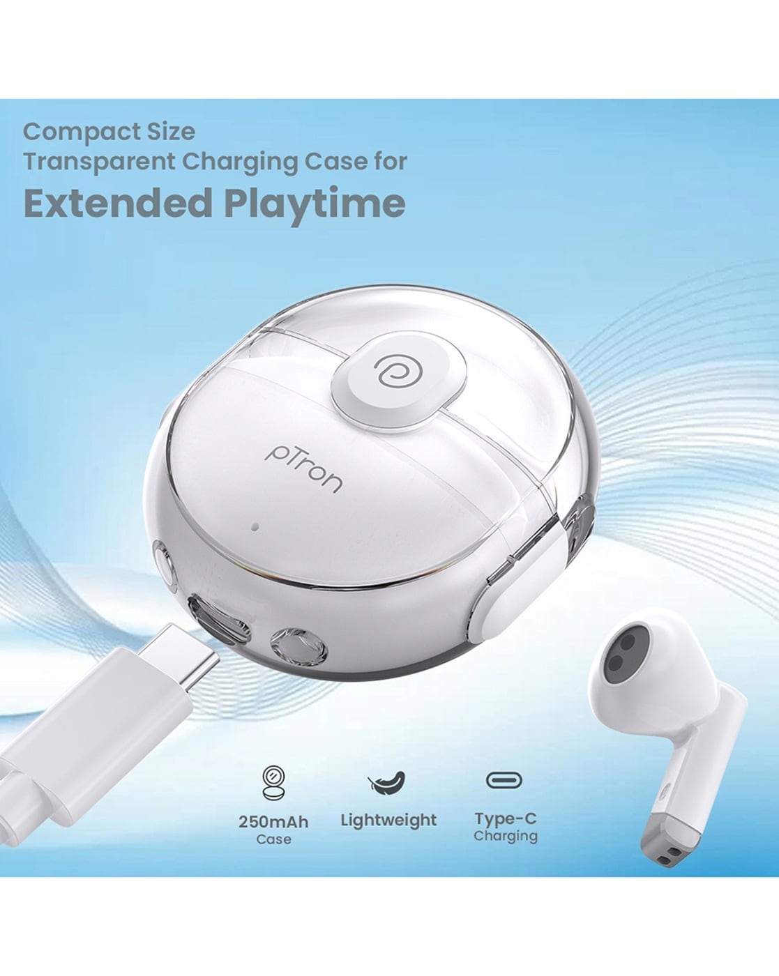 Buy White Headphones for Tech by pTron Online Ajio