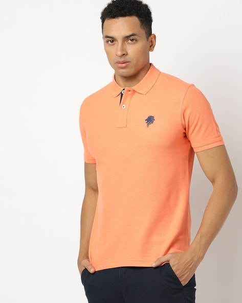 Polo orange outlet shirt