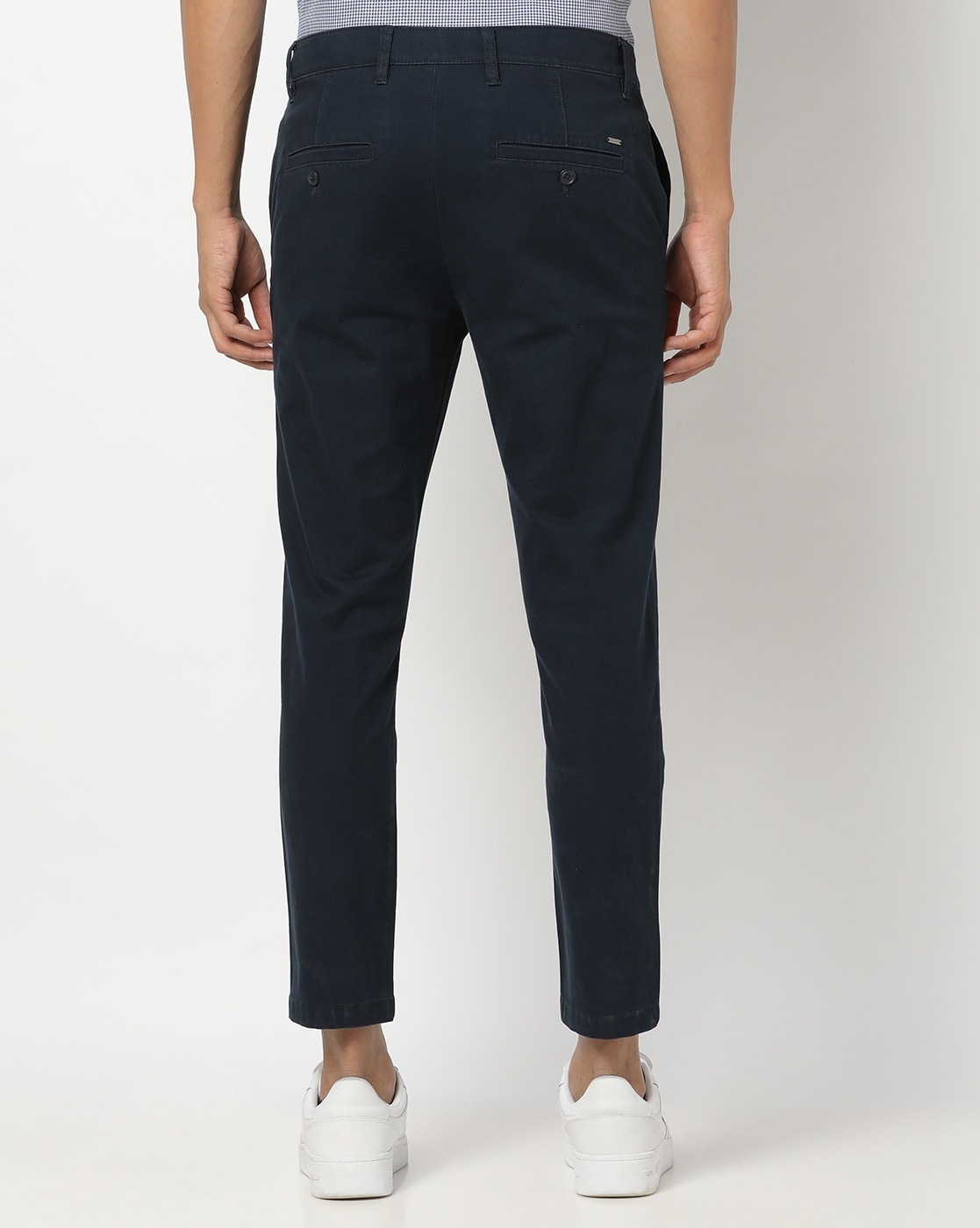 Buy navy Trousers & Pants for Men by JOHN PLAYERS Online