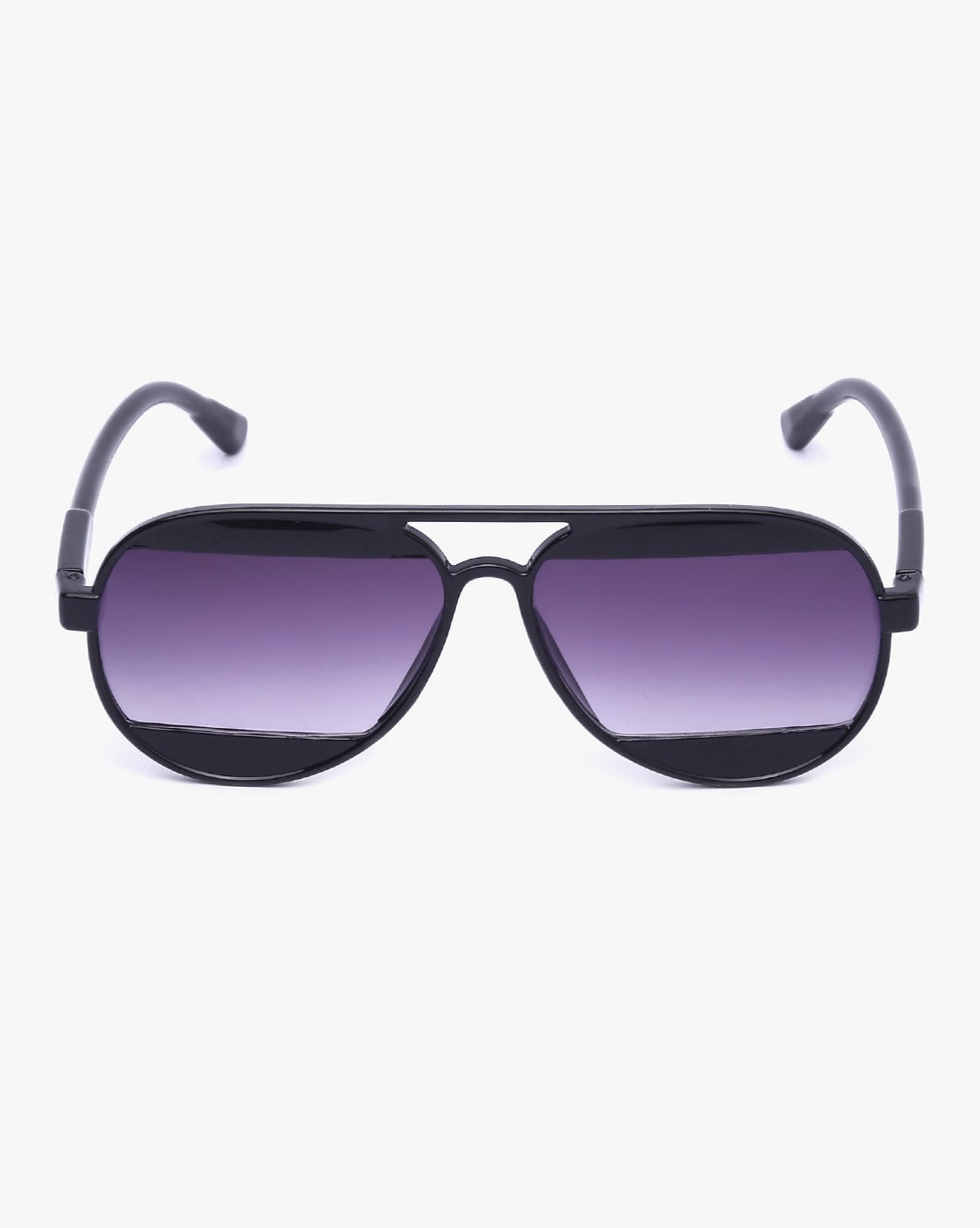 ASOS Round Sunglasses In Gold Metal With Purple Lens | ASOS