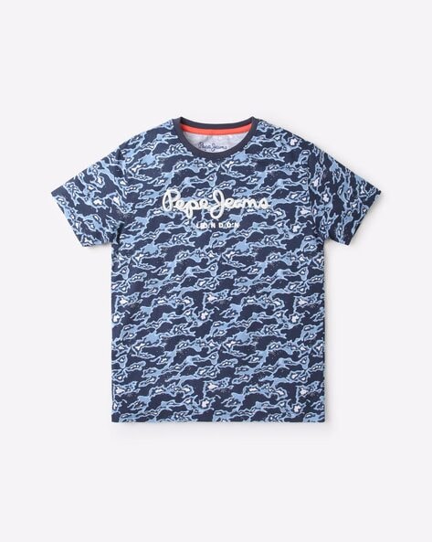 Pepe Jeans Griffin Printed Round-Neck T-Shirt